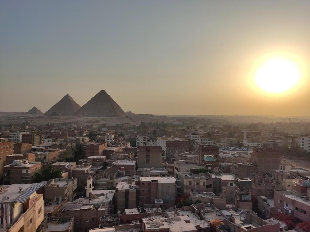 Oscar Pyramids View Hotel Nazlet el-Sisi ภายนอก รูปภาพ