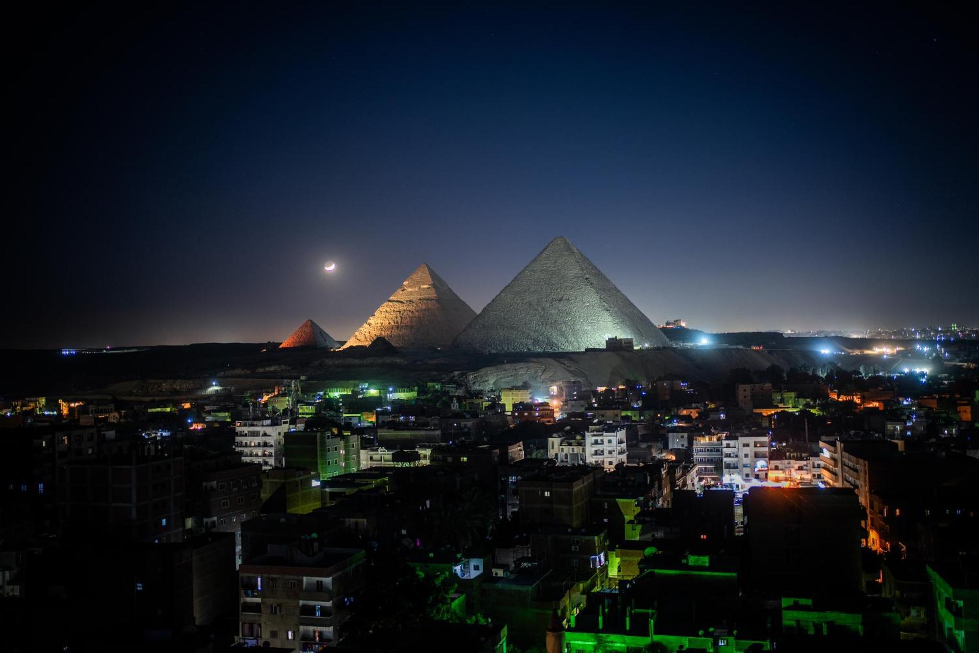 Oscar Pyramids View Hotel Nazlet el-Sisi ภายนอก รูปภาพ