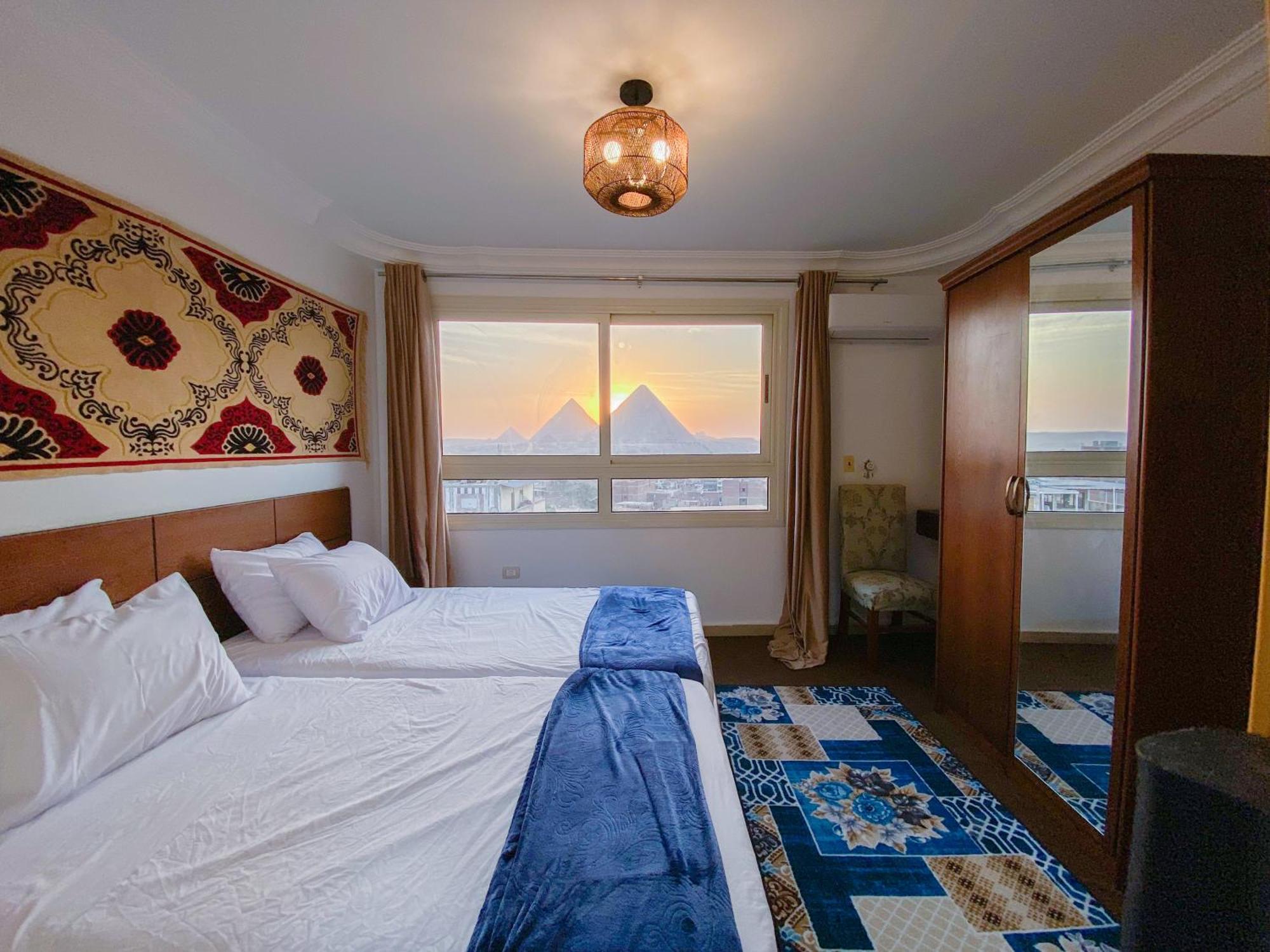 Oscar Pyramids View Hotel Nazlet el-Sisi ภายนอก รูปภาพ