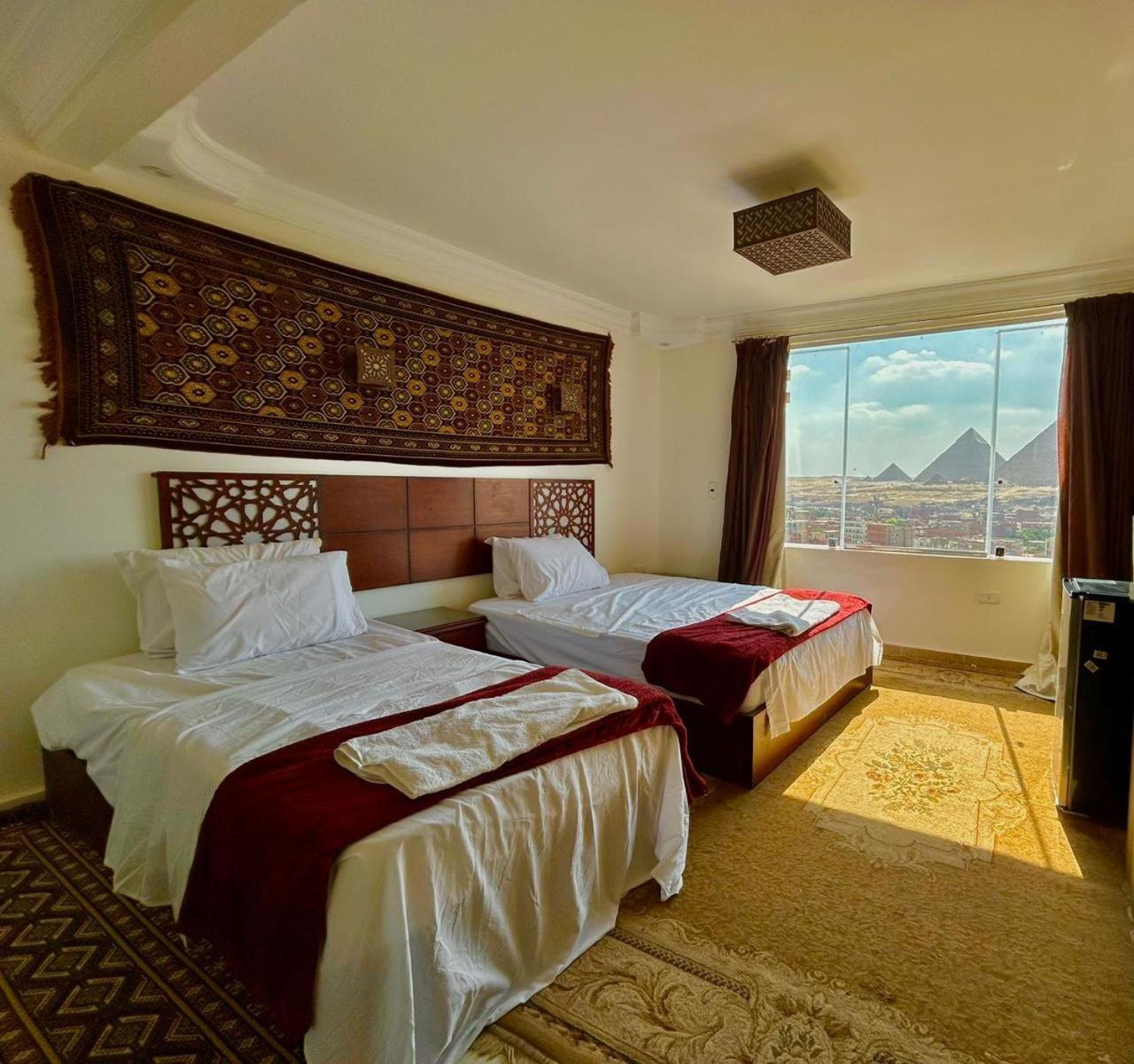 Oscar Pyramids View Hotel Nazlet el-Sisi ภายนอก รูปภาพ